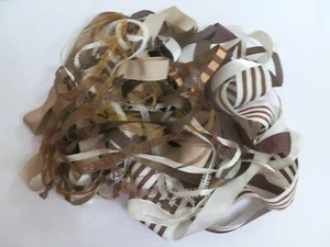 Shades of Chocolate, Coffee and Cream Multipack Vintage Ribbon - Picture 1 of 1