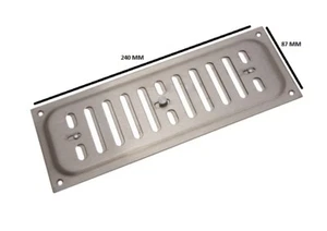 Menge Von 1 Stainless Beschichtet Hit Miss Louvre Vent Belüftung Abdeckung - Picture 1 of 1