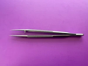 ASSI 22702 Classic Forceps, 15cm, Round Handle 8mm diameter 0.2mm Tip - Imagen 1 de 8