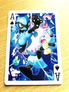 Riolu Dewott Pokemon Playing Card Poker Card Nintendo From Japan PMC-82 - Picture 1 of 3