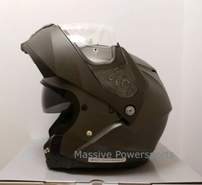 HJC C91 Modular Motorcycle Helmet Titanium XS S M L XL 2X 3X 4X 5X Sunscreen - Image 1 of 4