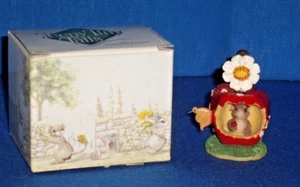 Figura Fitz Floyd Teeny Tiny Tale Get Your Candy Apple Here decoración del hogar #80/3 - Imagen 1 de 8