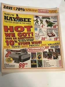 Kay Bee Toy Store Easter 1990 Newspaper Ad Circular He-Man GIJoe Video Games Vtg - Picture 1 of 14