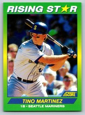 1992  Score 100 Rising Stars #51 Tino Martinez Seattle Mariners