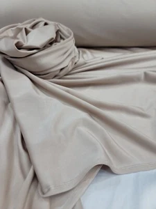 Beige Stretch Spandex Fabric By The Yard Champagne 4 Way Stretch Nude - Picture 1 of 9