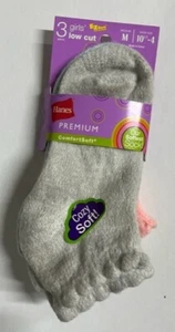 Hanes Premium Girls Comfort Soft Low Cut Socks Medium Shoes Size 10 1/2-4 - Picture 1 of 1