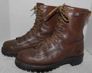 Botas de trabajo Danner Rain Forest EE. UU. 200 g aislamiento GTX cuero para hombre talla 9,5 D - Imagen 1 de 9