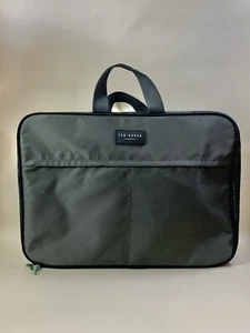 Ted Baker Grey Polyester Multi Pocket Organiser Essentials Carry Bag Medium - Picture 1 of 16