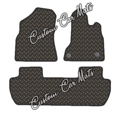 CUSTOM FIT PEUGEOT PARTNER TEPEE FLOOR MAT IN RUBBER FROM 2009 ONWARDS - Image 1 of 4