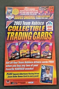 2003 Team Nabisco Cards Promotional Poster-Dale Earnhardt Jr and others - Picture 1 of 1