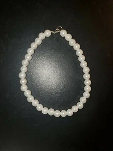 10" Faux Pearl Dog Puppy or Cat Collar Necklace *NEW* - Picture 1 of 10