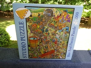 Bits & Pieces Len Epstein Mayhem At Gulch Thorpe Stn. 1000 Piece Jigsaw Puzzle - Picture 1 of 7