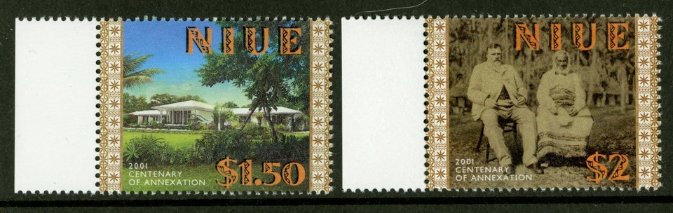 Niue  2001   Scott #   763-764     Mint Never Hinged Set - Image 1 of 1