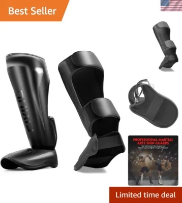 Espinilleras ligeras ajustables para Muay Thai/Kickboxing - Protección óptima Foto 1 de 4