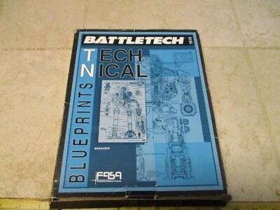 Vintage 1991 Fasa Battletech Technical Blueprints Box Set 1615 100% Complete - Image 1 of 4