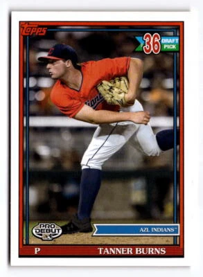 2021 Topps Pro Debut Tanner Burns Pre-RC PD-180 - Image 1 of 2