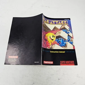Pac-Attack SNES Super Nintendo Manual Instruction ONLY - GOOD - Picture 1 of 3