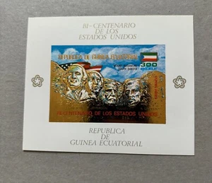 B637 Guinea MNH Gold Famous people Lincoln Roosevelt Washington Politicians - Picture 1 of 6