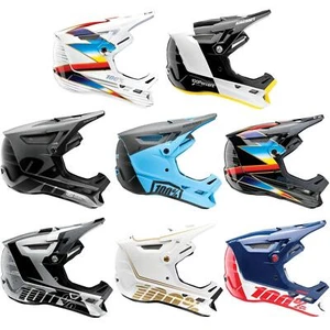 100% Percent Aircraft Composite DH MTB Helmet Full Face Downhill Mountain Bike BMX - Picture 1 of 24