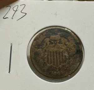 USA 2 Cent 1864 Union Shield - Picture 1 of 3