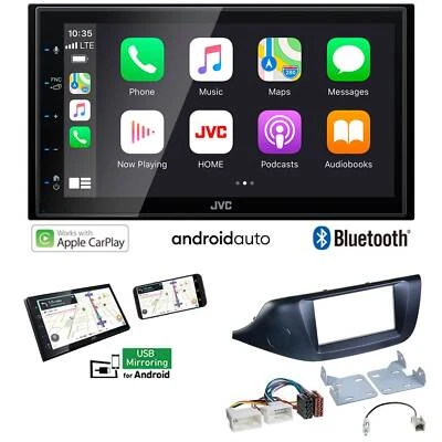 JVC 2-DIN Autoradio Apple CarPlay Android Auto für KIA Cee'D ab 2012 schwarz - Bild 1 von 4