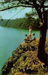 Postcard Scenic Overlook Lake Cumberland State Park KY PC392 - Picture 1 of 2