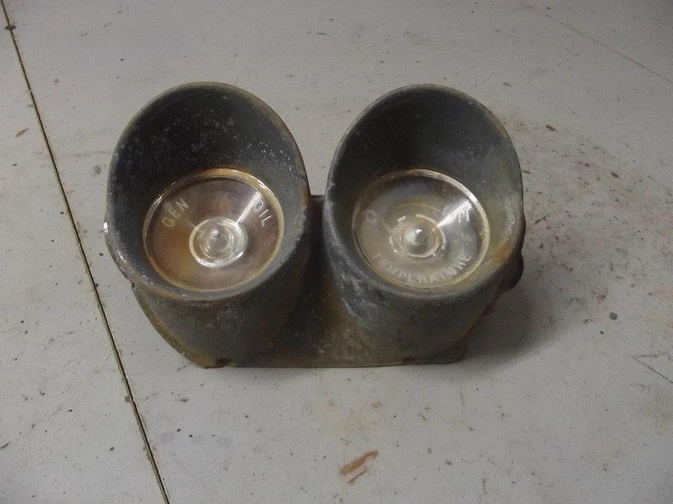 CARCASA CHEVROLET GAUGE 1959 1960 VINTAGE tablero impala el camino belair vagón Foto 1 de 4