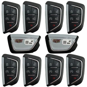 Locksmith Lot of 10 OEM 21–23 Cadillac 5-Button Smart Key Fob Remote YG0G20TB1 - Picture 1 of 4