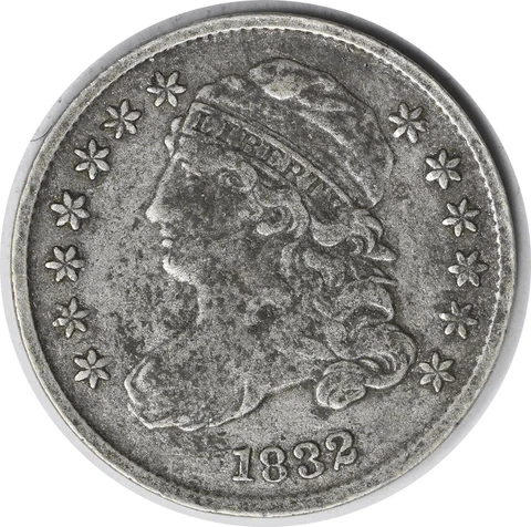 1832 Bust Silver Dime VF Uncertified #1014 Cover