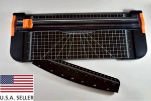 Paper Trimmer Guillotine, A4 Paper Cutter, 12 Inch Paper Trimmer. Office - Picture 1 of 7
