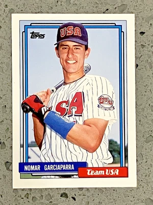 Tarjeta de novato de béisbol 1992 Topps intercambiada Nomar Garciaparra #39T Team EE. UU. como nueva Foto 1 de 3