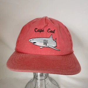 Vintage Cape Dorsch Hut rosa Hai Animal Print One Size Strapback - Bild 1 von 6