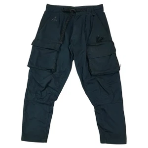 Pantalones cargo tejidos Nike ACG para hombre pequeños S azules carga cinturón jogger caminata CD7646-011 - Imagen 1 de 3