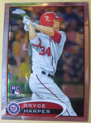 Bryce Harper RC 2012 Topps cromado #196---Nacionales-ahora Filis Foto 1 de 3
