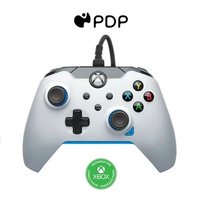 PDP Wired Controller Ion White for Xbox Series X S, Gamepad, Wired Video Game Co - Image 1 of 4