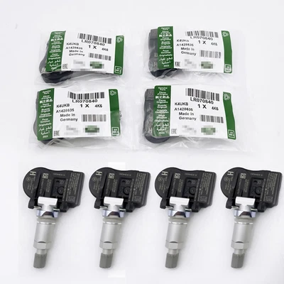 4PCS OEM LR070840 TPMS TIRE PRESSURE SENSORS FOR LAND ROVER RANGE ROVER SPORT Foto 1 de 4