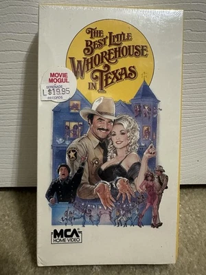 The Best Little Whorehouse In Texas VHS 1986 Burt Reynolds Dolly Parton New Seal - Image 1 of 2