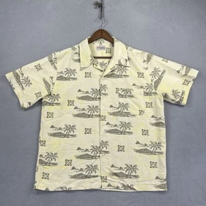 Vintage Rip Curl Shirt Mens Large Hawaiian Button Up Camp Spread Collar Surfing - Picture 1 of 14