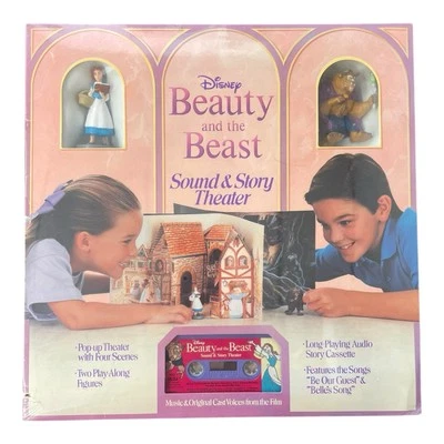 Disney Beauty And The Beast Sound & Story Theater lacrado - Imagem 1 de 2