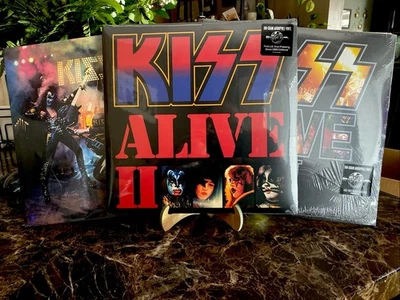 KISS – 3 Sealed 180g LP Lot – Alive / Alive II / Alive III Audiophile Vinyl Foto 1 de 4