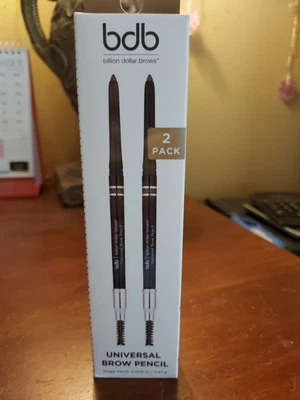 Billion Dollar Brows Universal Brow Pencil 2 Pack Full Size New in Box - Image 1 of 3