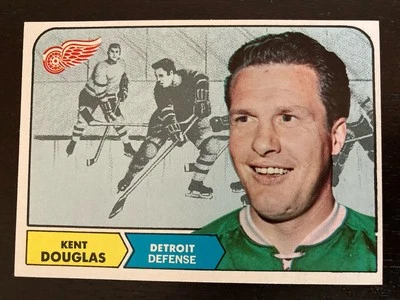1968-69 Topps #26 Kent Douglas NRMT Detroit Redwings - Image 1 of 2