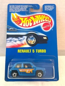 Hot Wheels RENAULT 5 TURBO - 1990 BLUE CARD - NUR Kanada! NNO - BLAU - Bild 1 von 5