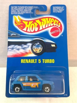 Hot Wheels RENAULT 5 TURBO - 1990 BLUE CARD - Canada ONLY! NNO - BLUE - Image 1 of 4