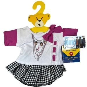 Costruisci un orso x Jonas Brothers Camp Rock Outfit Jonas gonna set scintillante RARO HTF - Foto 1 di 10