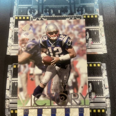 2002 SP Legendary Cuts - Victory Tom Brady #91 1138/2500 - Image 1 of 2