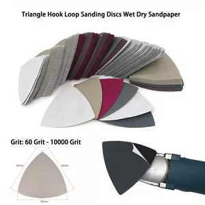 Mouse Sanding Sheet 60-10000Grit Sanding Sandpaper Decker Detail Palm Sander Pad - Picture 1 of 7