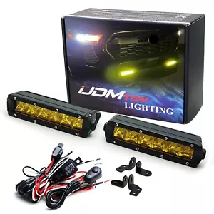 Yellow LED Fog Pocket Light Kit For Toyota 22+ Tundra/Sequoia 24+ Tacoma/4Runner - Bild 1 von 8