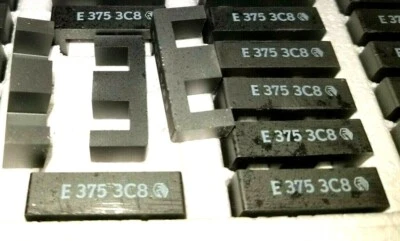 10 pcs E34/14/9  E375 -3C8 Ferroxcube, Ferrite E core 10 pc lot made in USA - Image 1 of 4