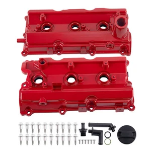 2x Upgrade Aluminum Valve Cover Kit for Infiniti G35 Nissan 350Z VQ35DE 03-08 - Bild 1 von 13